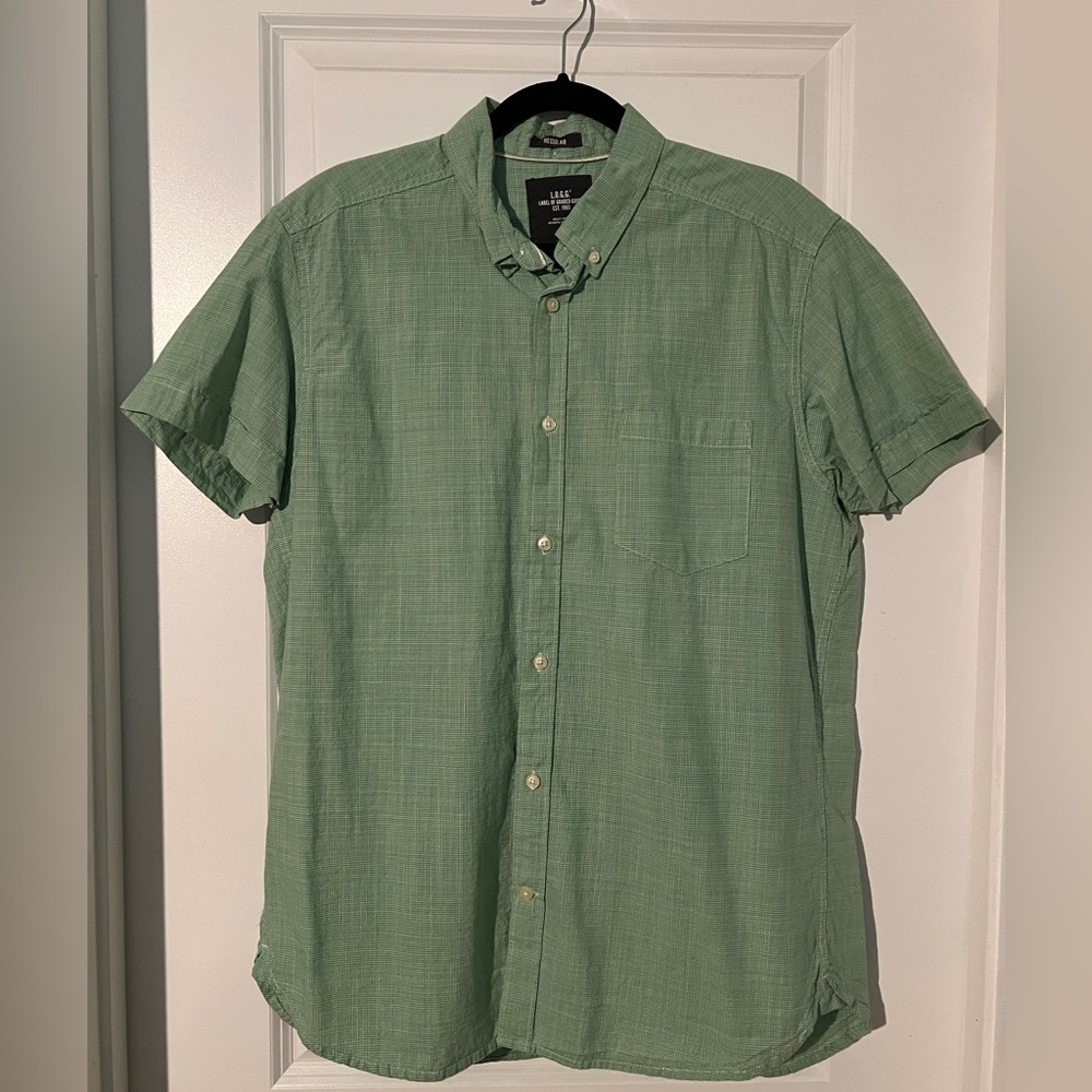 H&M Button Up Checkered Shirt - Regular